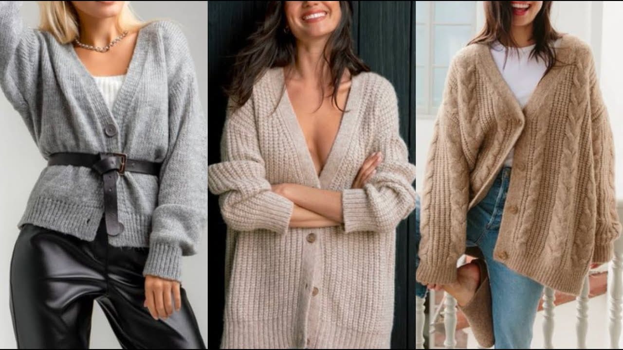 Модні жіночі кардигани