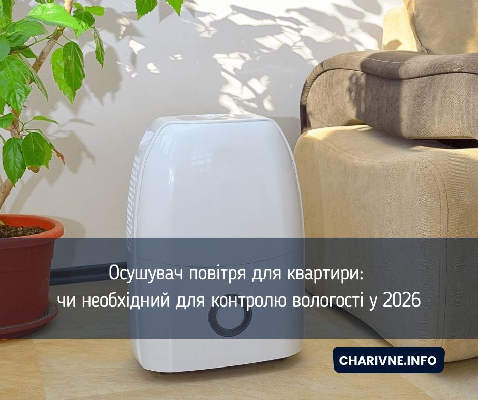Осушувач повітря для квартири: чи необхідний для контролю вологості у 2026